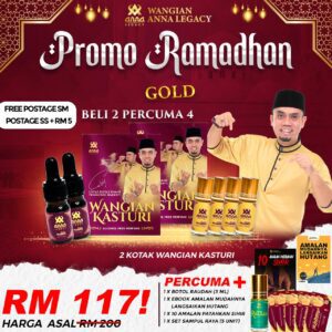 GOLD KASTURI - 2 BOTOL FREE 5 BOTOL (CALL FIRST BEFORE DELIVERY)